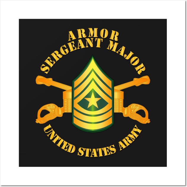 Armor - Enlisted - Sergeant Major - SGM Wall Art by twix123844